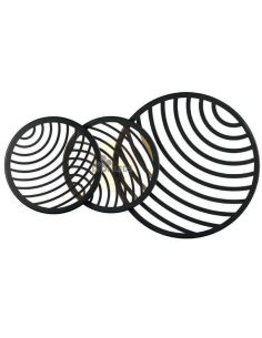 Aplique y Plafón Collage LED 40W Negro 7232 Mantra | LeonLeds Iluminación