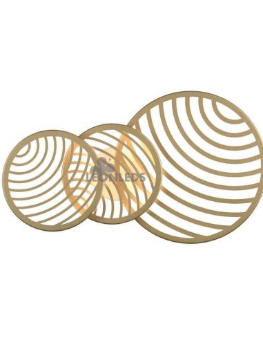 Applique et plafonnier Collage LED 40W Oro 7233 Mantra | Éclairage LeonLeds