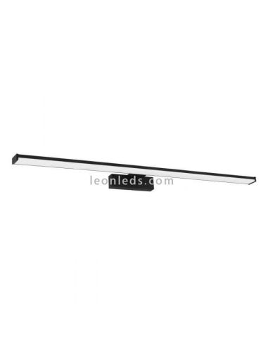 Applique murale LED Pandella 1 noire pour miroir de salle de bain IP44 Eglo 98677 | leonleds