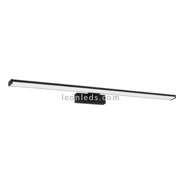 Applique murale LED Pandella 1 noire pour miroir de salle de bain IP44 Eglo 98677 | leonleds