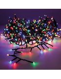 Guirlande lumineuse LED 2 tons blanc chaud et multicolore 8 fonctions 22,5 mètres | Éclairage LeonLeds