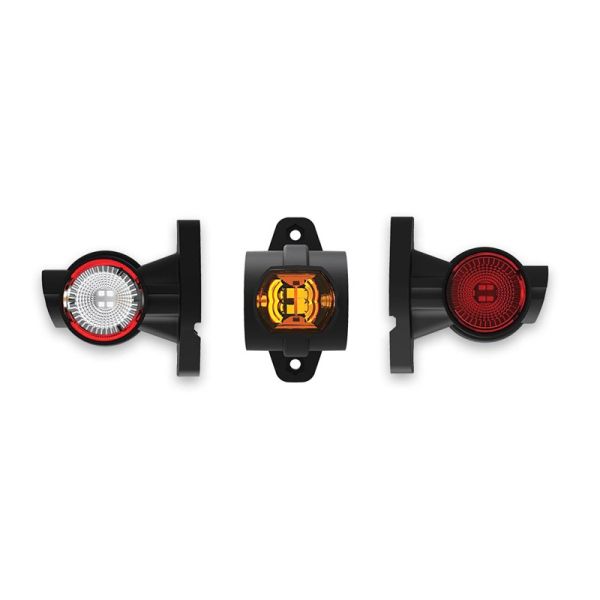 Buzina curta LED com fio FT-140 A - 3 Funções Fristom | Leon Iluminação LED