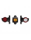 Dimensiones Cuerno Corto LED Con Cable FT-140 A - 3 Funciones Fristom | LeonLeds Iluminación