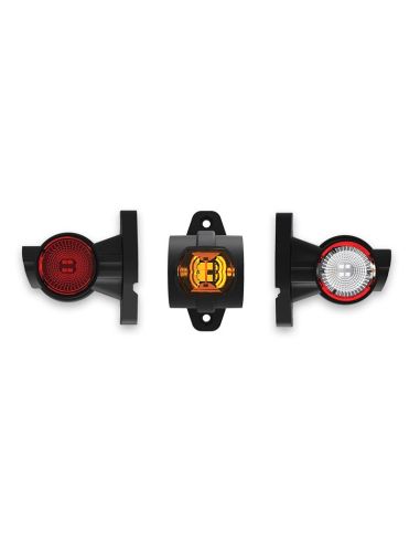 Dimensiones Cuerno Corto LED Con Cable FT-140 A - 3 Funciones Fristom | LeonLeds Iluminación
