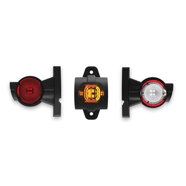 Dimensiones Cuerno Corto LED Con Cable FT-140 A - 3 Funciones Fristom | LeonLeds Iluminación