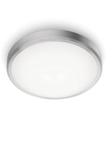 Plafonnier LED Doris Niquel 17W 1700Lm et lumière naturelle 4000K Philips | Éclairage LeonLeds