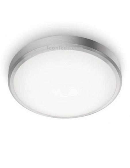 Plafonnier LED Doris Niquel 17W 1700Lm et lumière naturelle 4000K Philips | Éclairage LeonLeds