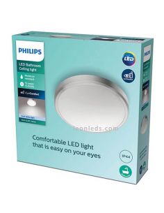 Plafon LED Doris Niquel 17W 1700Lm e luz natural 4000K Philips | Leon Iluminação LED 2
