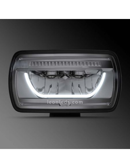 Faro delantero LED Jumbo rectangular homologado 1FE 016 773-001 Hella | LeonLeds Iluminación