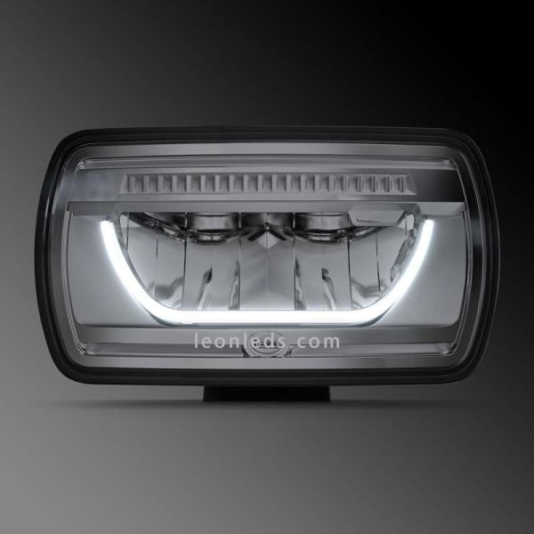 Faro delantero LED Jumbo rectangular homologado 1FE 016 773-001 Hella | LeonLeds Iluminación