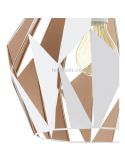 Lámpara de Techo Carlton 1 blanca y oro 1XE27 | Lámpara brillante de Eglo Lighting | LeonLeds Iluminación