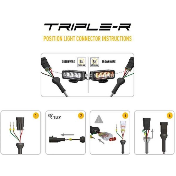 Barre LED Homologuée Triple R 750 Gen...