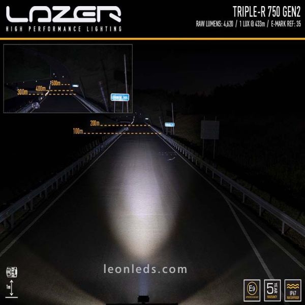 Homologierte LED-Leiste Triple R 750...