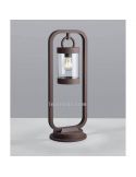 Sobremuro de Exterior óxido IP44 Sambesi 1XE27 | granate oxidado metálico | LeonLeds Iluminación