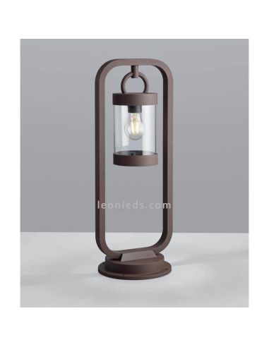 Sobremuro de Exterior óxido IP44 Sambesi 1XE27 | granate oxidado metálico | LeonLeds Iluminación