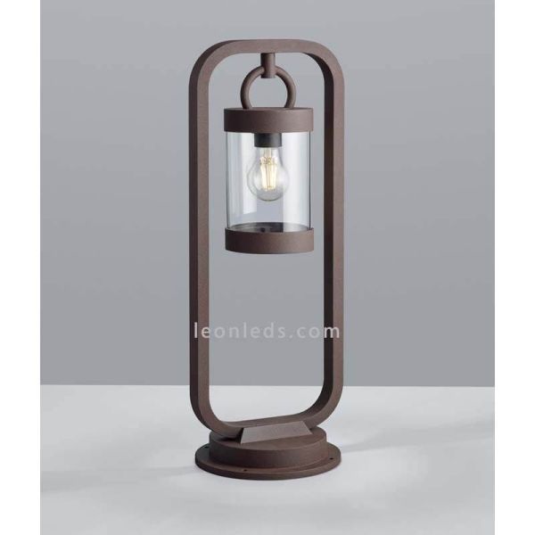 Sobremuro de Exterior óxido IP44 Sambesi 1XE27 | granate oxidado metálico | LeonLeds Iluminación