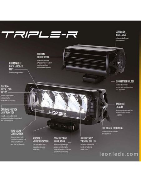Gama Barra LED Lazer Triple R  | LeonLeds