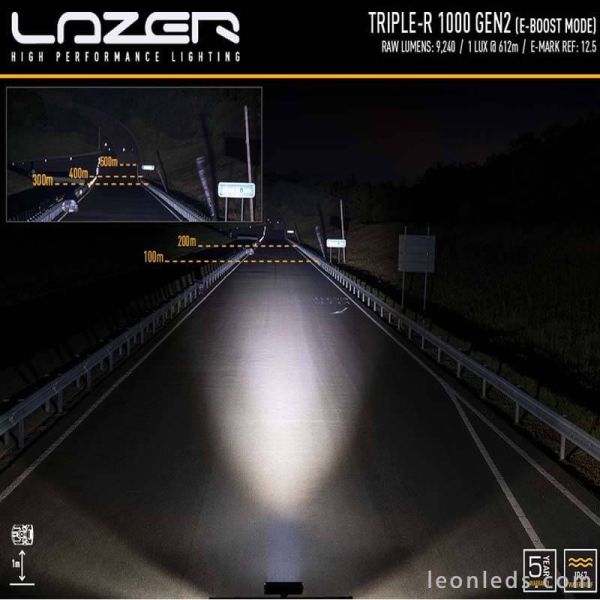 LED-Bar mit Positionslicht Triple R...