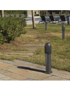 Baliza para exterior Siroco 65Cm Antracita 286A-G05X1A-04 Dopo | LeonLeds 2