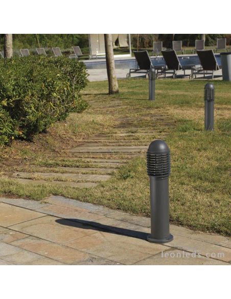 Baliza para exterior Siroco 65Cm Antracita 286A-G05X1A-04 Dopo | LeonLeds