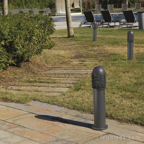 Baliza para exterior Siroco 65Cm Antracita 286A-G05X1A-04 Dopo | LeonLeds