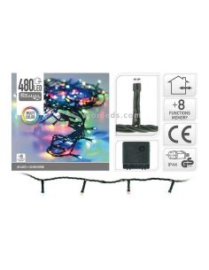 Guirnalda LED multicolor 480 LEDs - 5100 cm 2