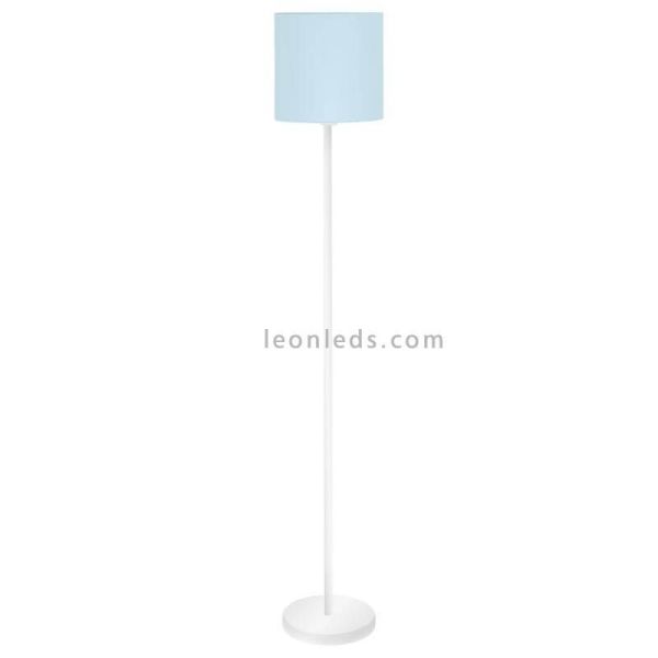 Vintage-Stehlampe aus Holz und Metall...