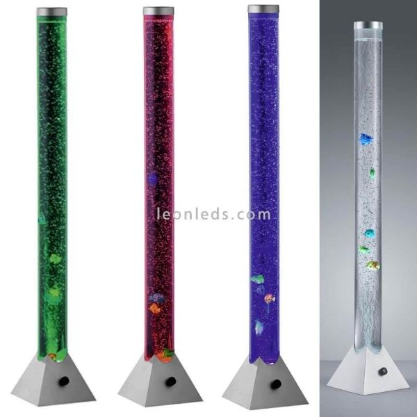 Lámpara de pie multicolor pecera RGB MOTION TRIO LIGHTING| lámpara de pie moderna | LeonLeds Iluminación