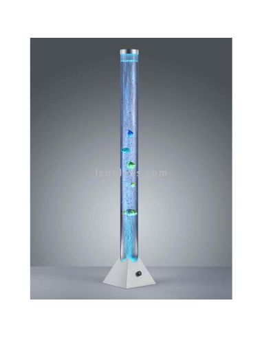 Luminária de pé multicolor Aquário RGB MOTION TRIO LIGHTING| interruptor de pé | Leon Iluminação LED