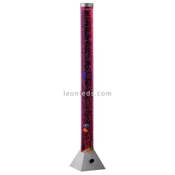 Lámpara de pie multicolor pecera RGB MOTION TRIO LIGHTING| con peces plástico | LeonLeds Iluminación