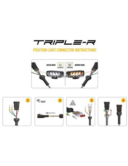 Barra de LED Triple R 1250 Gen 2 Standar 125W 59Cm Con Luz de Posición y Eboost 00R12-G2-B 5060404993921 Lazer | LeonLeds