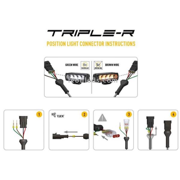 Barra de LED Triple R 1250 Gen 2 Standar 125W 59Cm Con Luz de Posición y Eboost 00R12-G2-B 5060404993921 Lazer | LeonLeds