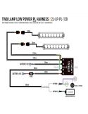Cableado Lazer para 2 Barra LED con luz de posición 2L-LP-PL -120 | LeonLeds