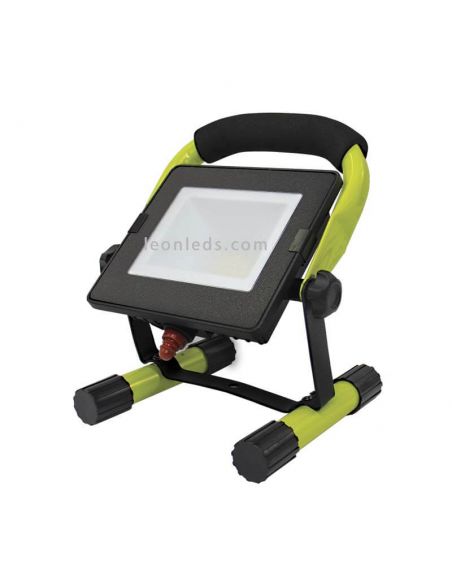 Projetor Portátil de Luz LED 10W com 1,5 Metros de Cabo 5000k Luceco | LeonLeds.com