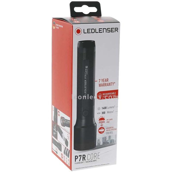 Linterna LED P7R Core recargable 1400Lm con Zoom 502181 con carga magnética | LeonLeds