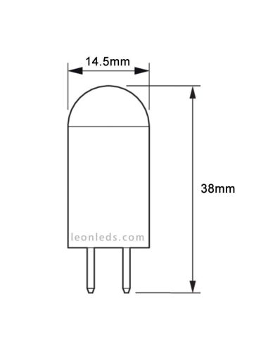 Ampoule LED G4 1W CorePro LEDcapsulaLV 12V Philips 76761700 | LeonLeds.com