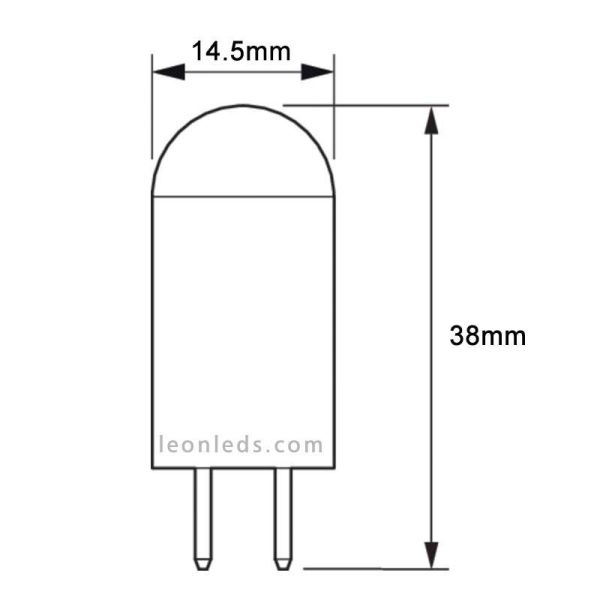 Ampoule LED G4 1W CorePro LEDcapsulaLV 12V Philips 76761700 | LeonLeds.com