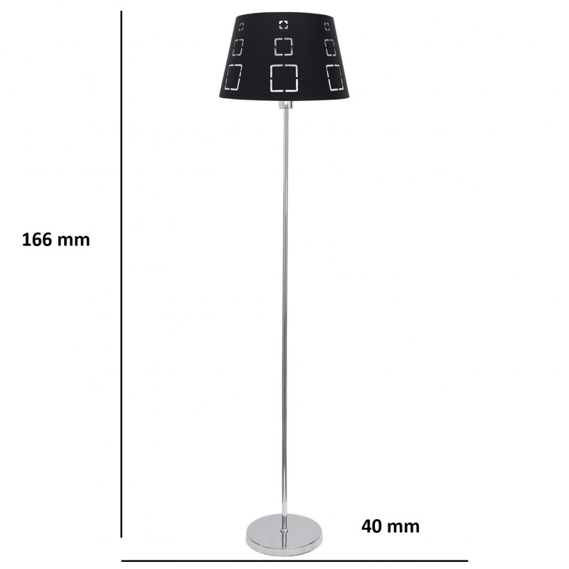 Lámpara de pie LED clásica Celaya 1xE27 de Fabrilamp