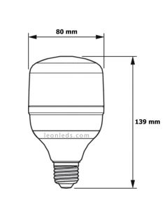 Bombilla LED E27 20W - 40W TrueForce Core HB Philips 8718699781019 | LeonLeds 2