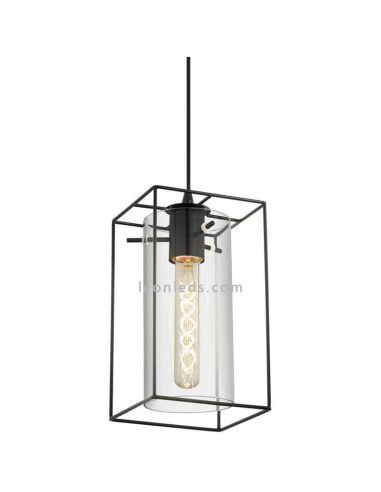 Lámpara de Techo LED colgante Oldbury 2XE27 | Lámpara vintage de techo de Eglo Iluminación | LeonLeds Iluminación