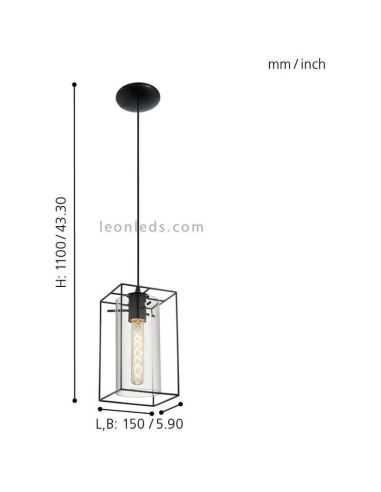 Candeeiro de teto de cristal suspenso...