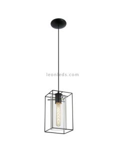Lámpara de Techo LED colgante Oldbury 2XE27 | Lámpara vintage de techo de Eglo Iluminación | LeonLeds Iluminación