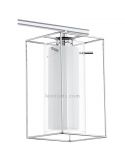 Suspension LED en cristal Loncino 3XE27 | Lampe vintage en métal Eglo Lighting | Éclairage LeonLeds