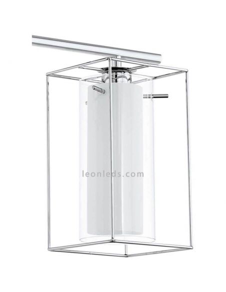 Luminária pendente LED de cristal Loncino 3XE27 | Luminária antiga de metal Eglo Lighting | Leon Iluminação LED