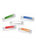 Feux de gabarit latéraux à LED homologués, blancs, bleus, rouges, oranges, verts, 12 V/24 V pour camions | LeonLeds