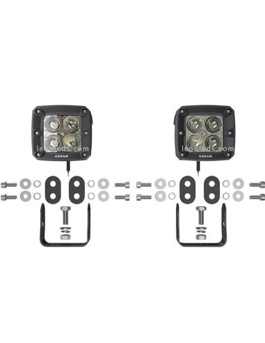 Faro de trabajo LED cuadrado 1300Lm VX80-SP LEDWL101-SP Pack 2 Unidades 4062172141970 | LeonLeds