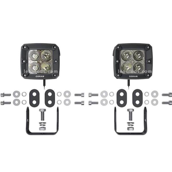 Faro de trabajo LED cuadrado 1300Lm VX80-SP LEDWL101-SP Pack 2 Unidades 4062172141970 | LeonLeds