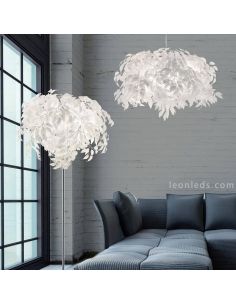 Plafonnier Leavy blanc et chrome 4xE14 Trio Lighting R10464001 | leonleds 2