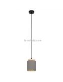 Lámpara de techo LED colgante cappuccino Albariza 1XE27 | Lámpara vintage de techo de Eglo Iluminación | LeonLeds Iluminación