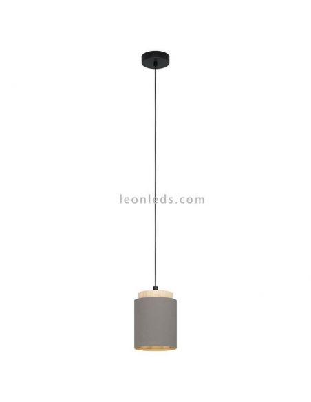 Lámpara de techo LED colgante cappuccino Albariza 1XE27 | Lámpara vintage de techo de Eglo Iluminación | LeonLeds Iluminación